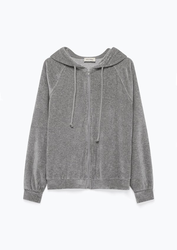 American Vintage Sweat LS Hooded Fitted Zipper