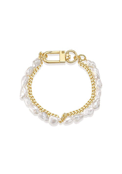 F+H Janet Pearl + Chain Bracelet
