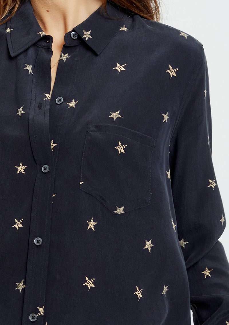 Rails Kate Black Stars Shirt