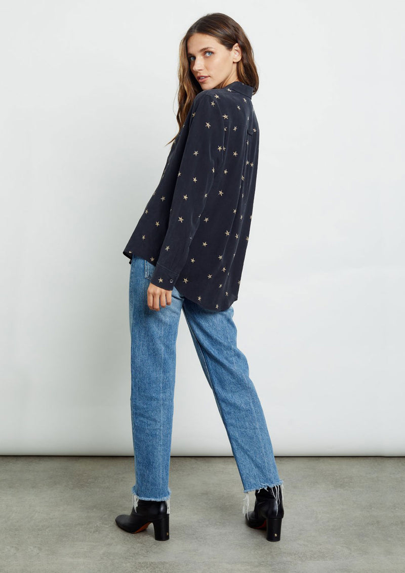 Rails Kate Black Stars Shirt