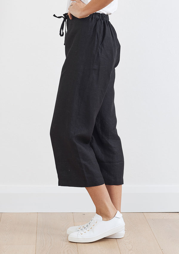 Khlassik Summer Crop Linen Pant