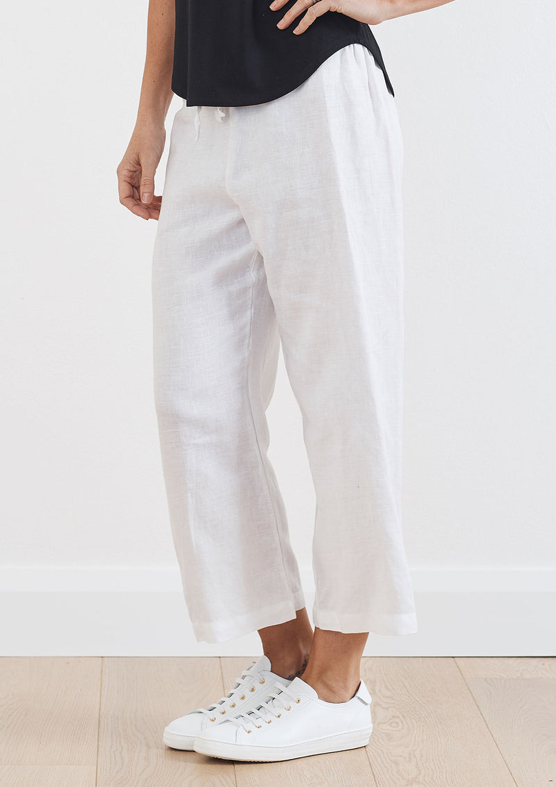 Khlassik Summer Crop Linen Pant