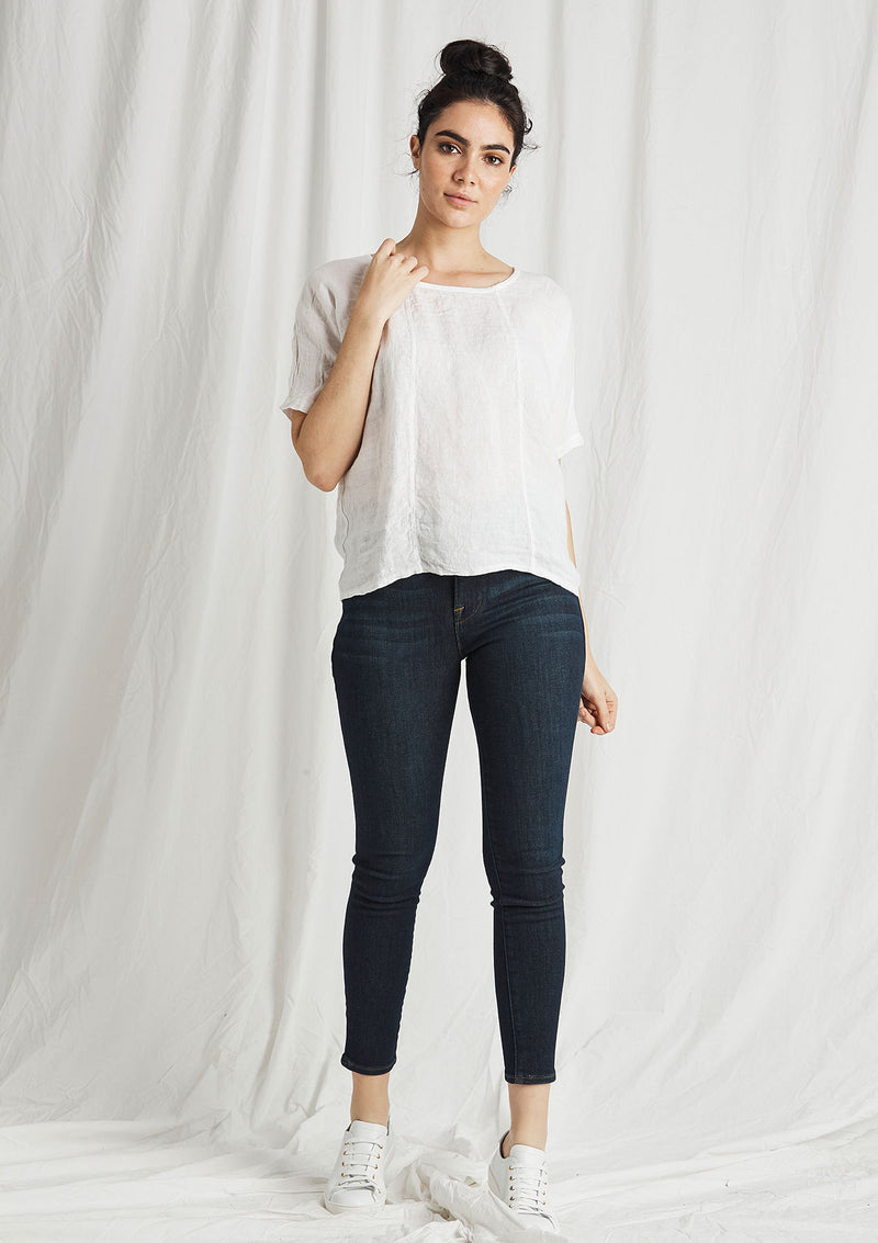 Khlassik Linen Flutter Top