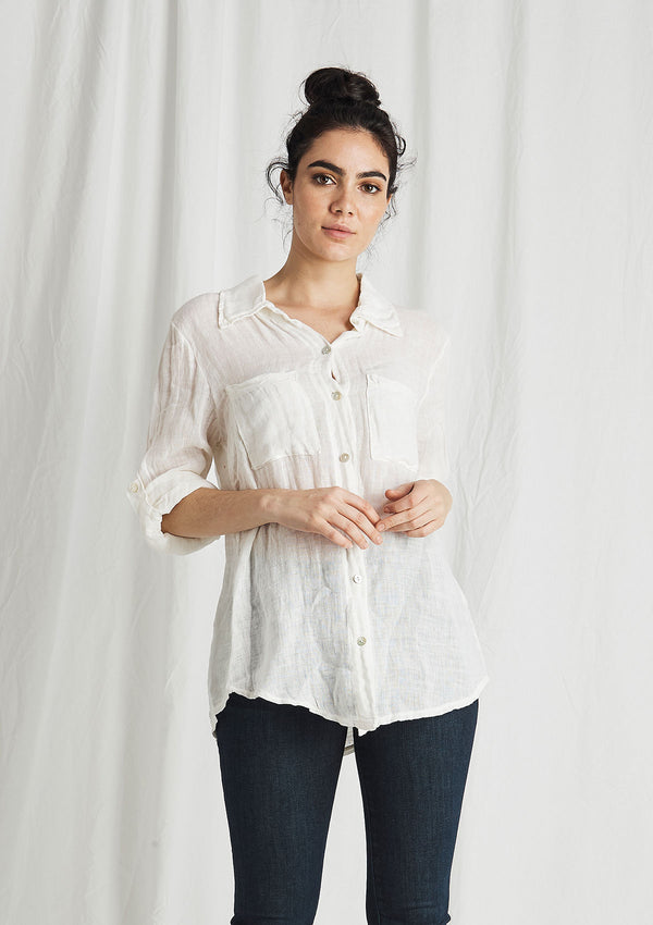 Khlassik Linen Pocket Shirt