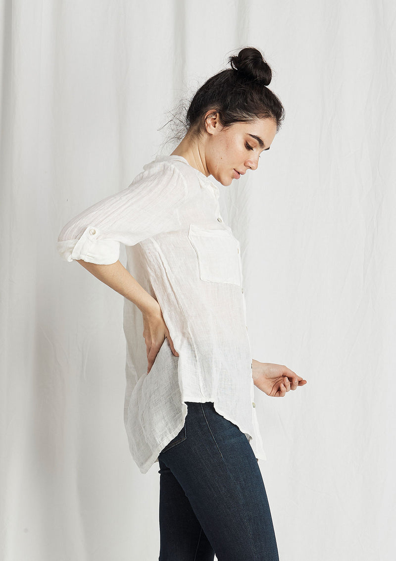Khlassik Linen Pocket Shirt