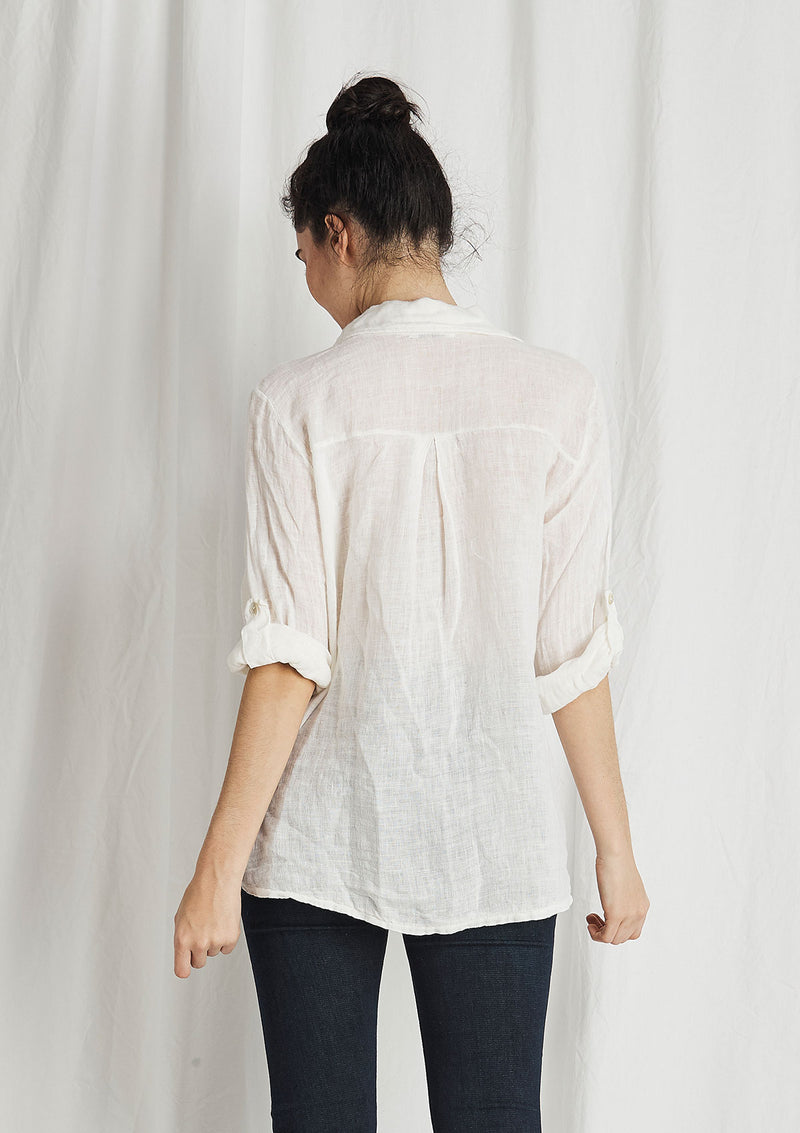 Khlassik Linen Pocket Shirt