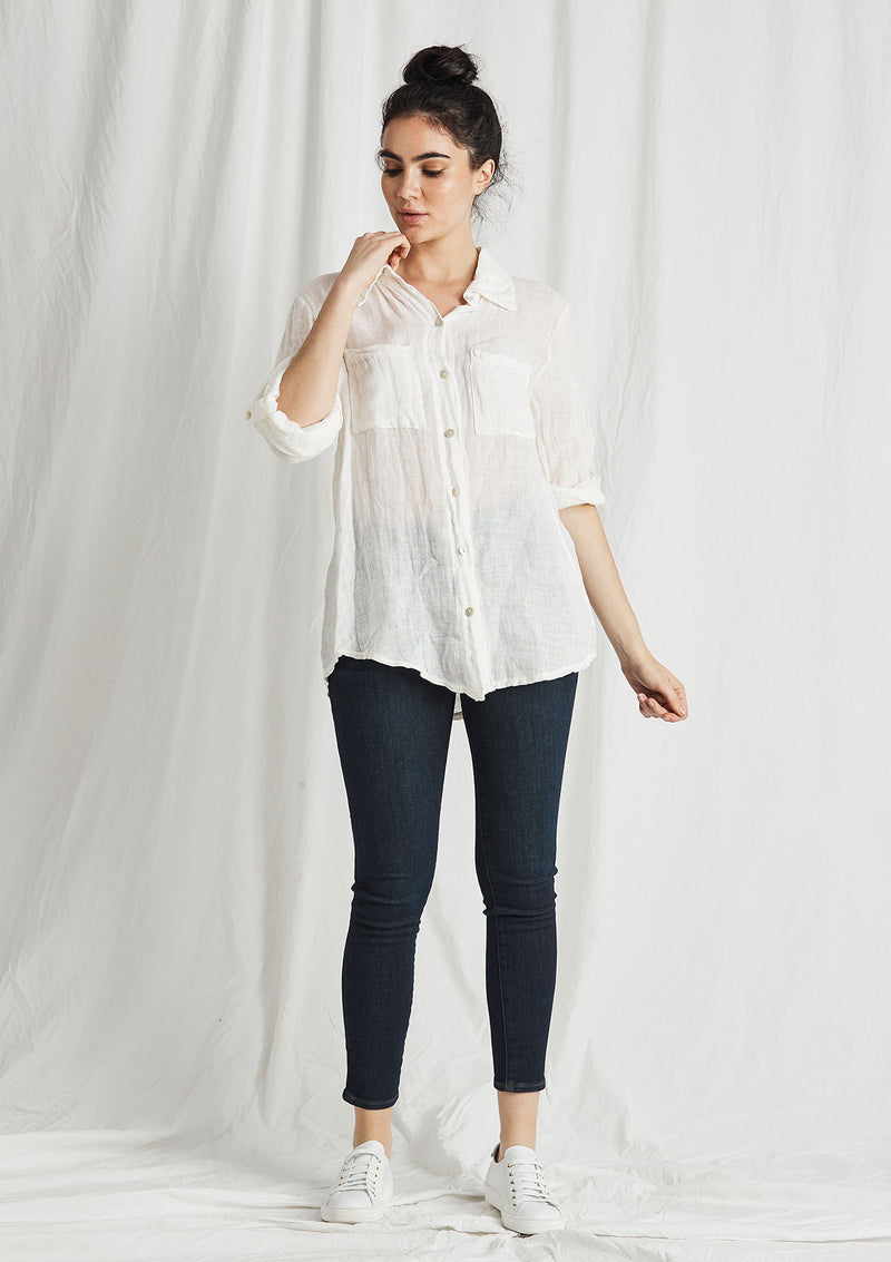 Khlassik Linen Pocket Shirt