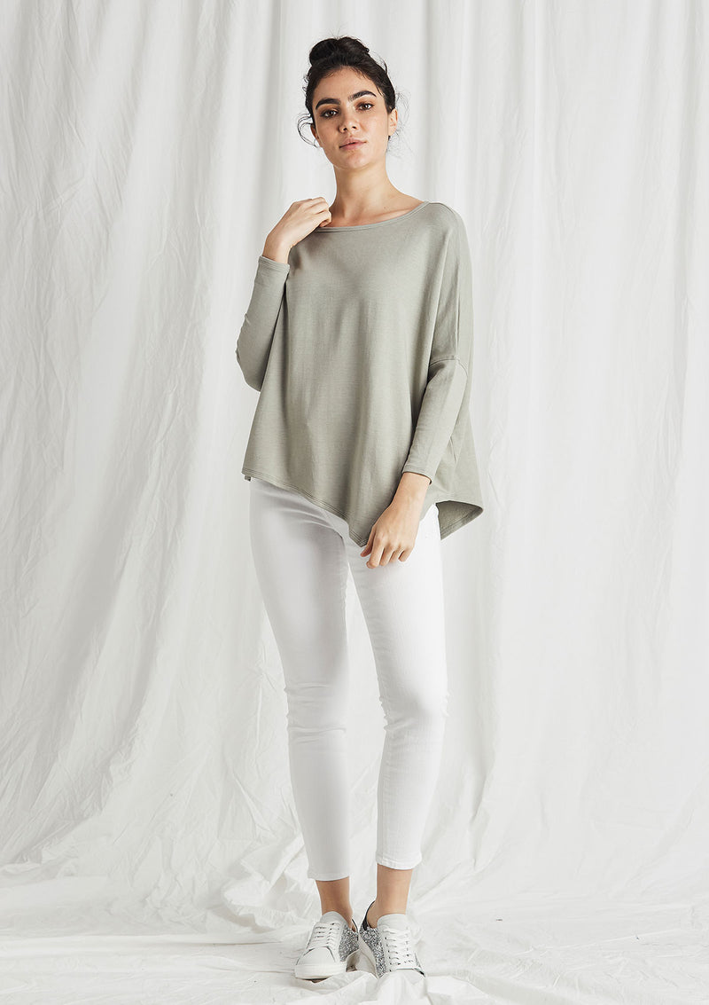 Khlassik Bamboo Asymmetrical Sweater