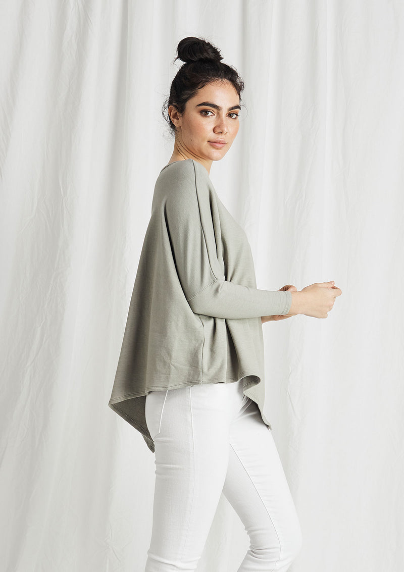 Khlassik Bamboo Asymmetrical Sweater