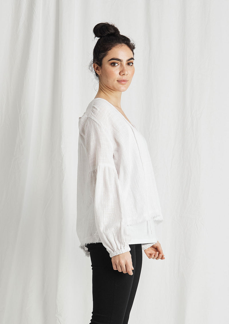 Khlassik Cotton Peasant Blouse