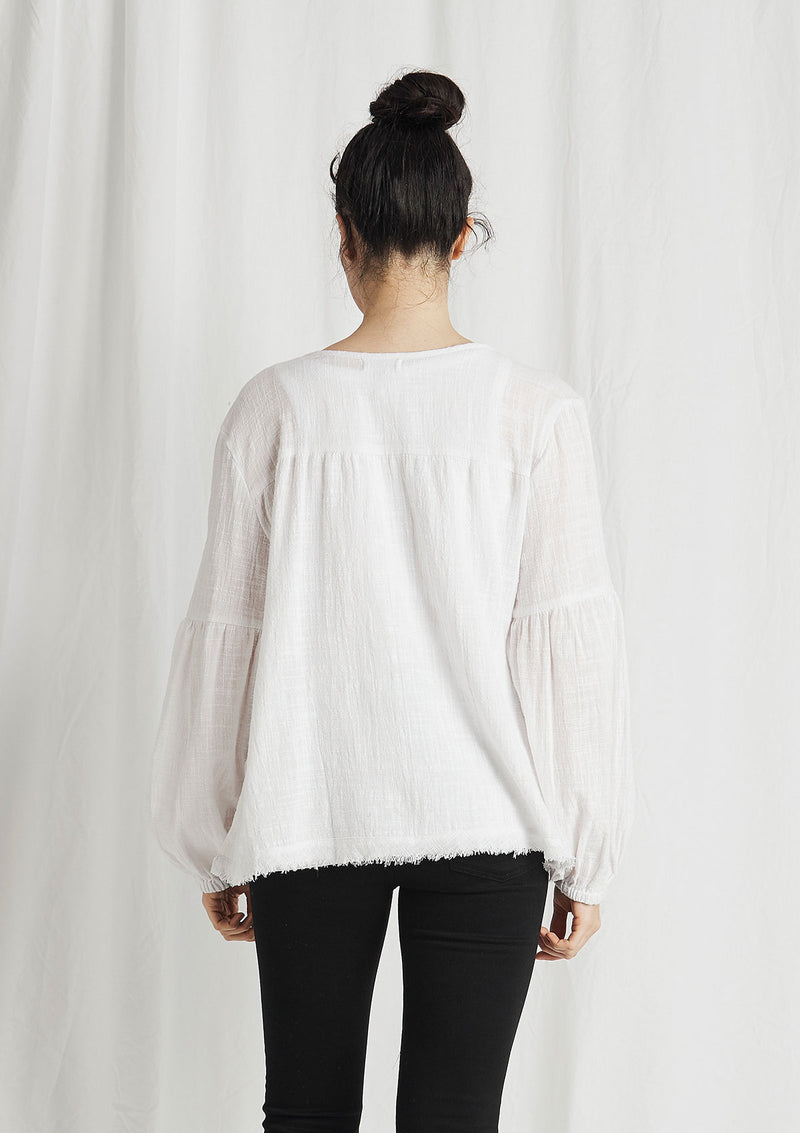 Khlassik Cotton Peasant Blouse