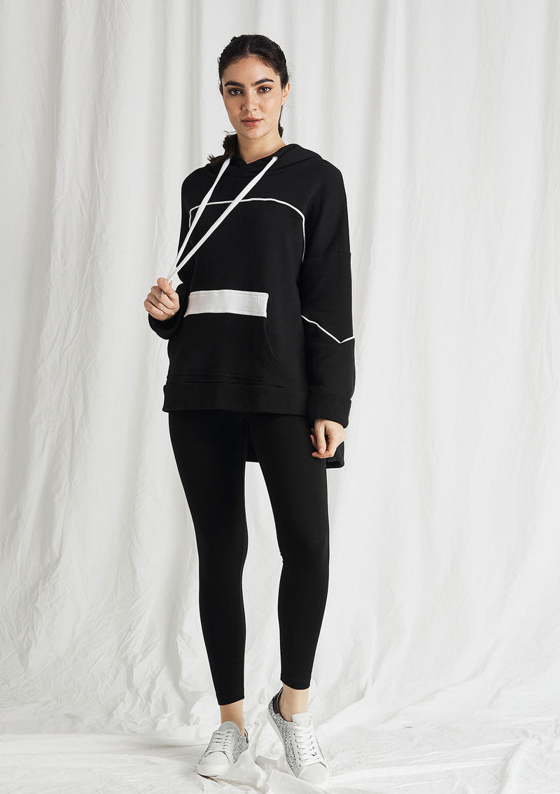 Khlassik Dropped Hem Hoodie