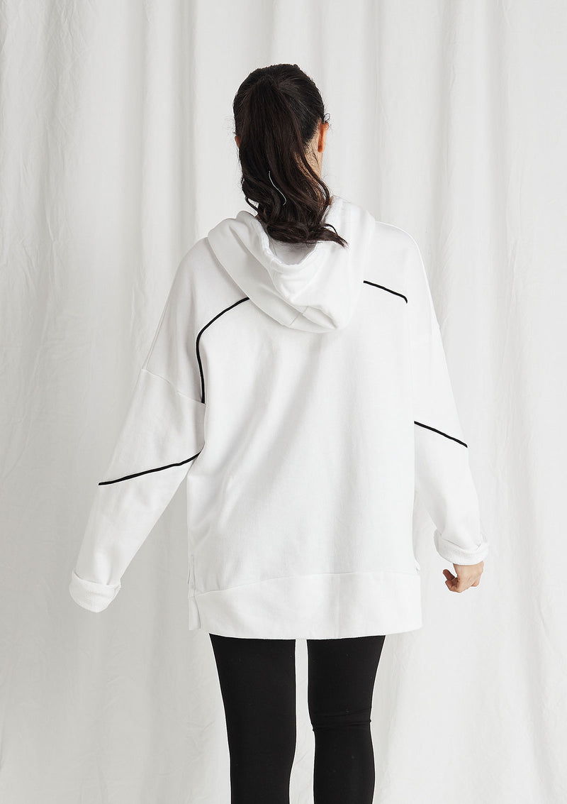 Khlassik Dropped Hem Hoodie