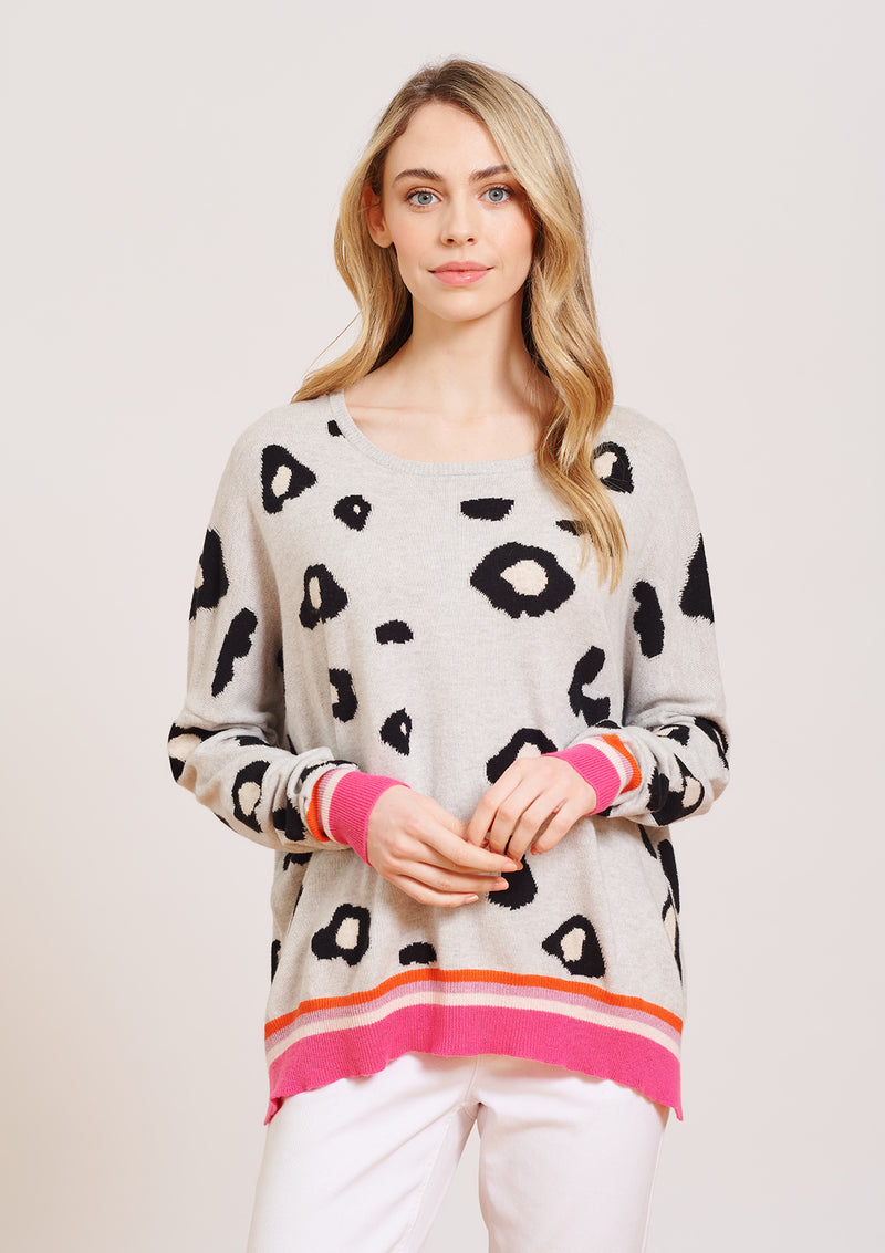 Alessandra Leopard Love Sweater