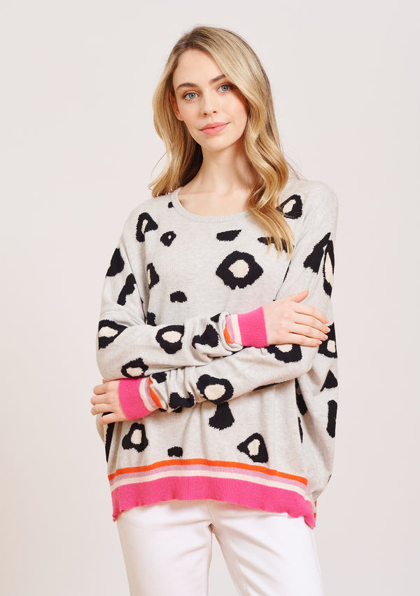 Alessandra Leopard Love Sweater