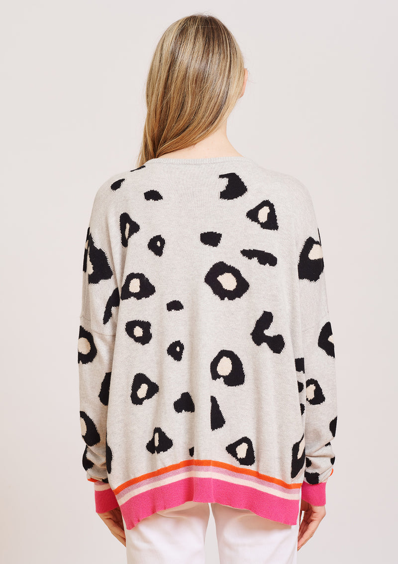 Alessandra Leopard Love Sweater