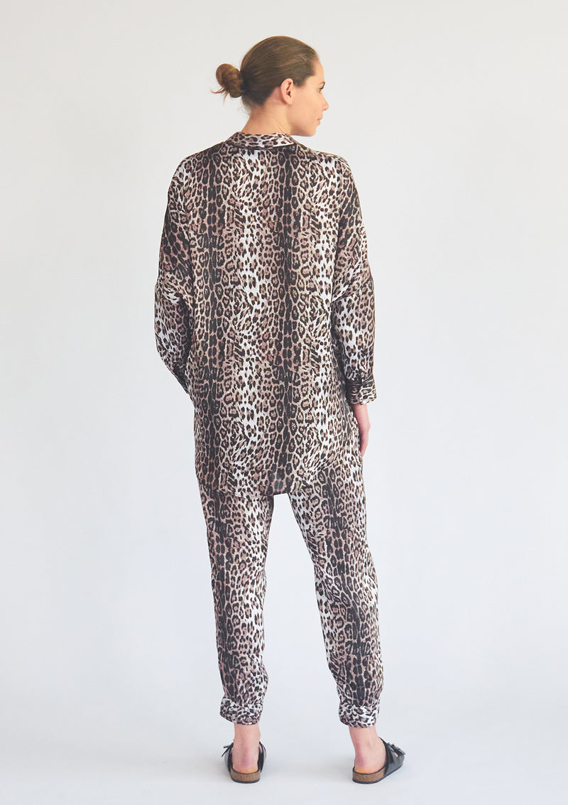 Mela Purdie Wild Stripe Animal Print Limitless Shirt