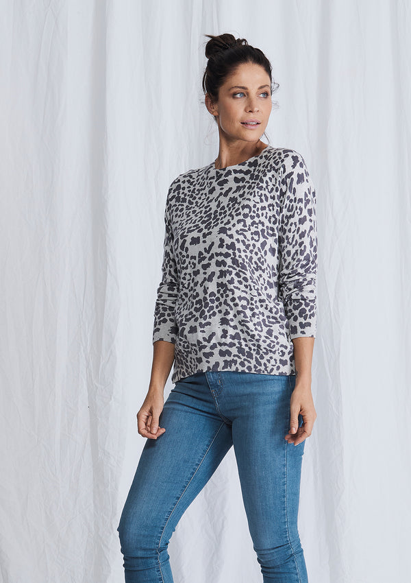 Alessandra Leopard Cindy Sweater