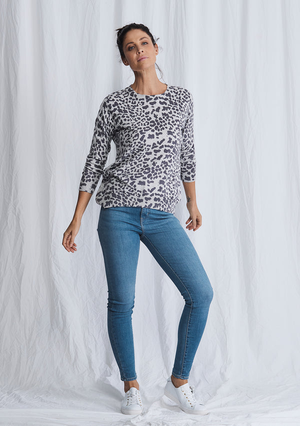 Alessandra Leopard Cindy Sweater