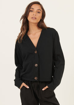 Primness Lina Cropped Cardi