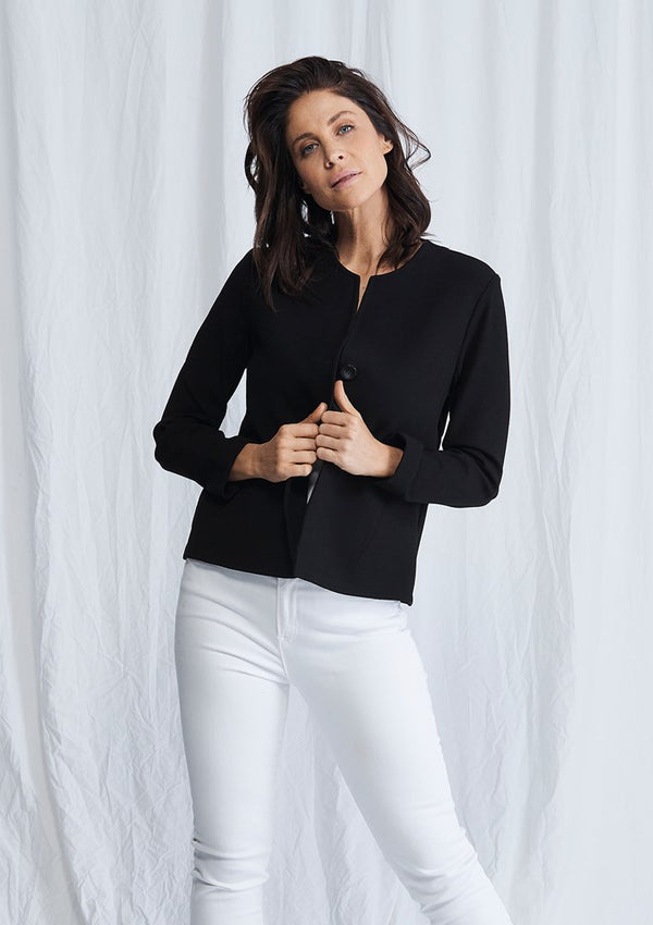 Mela Purdie Crepe Double Knit Louis Jacket