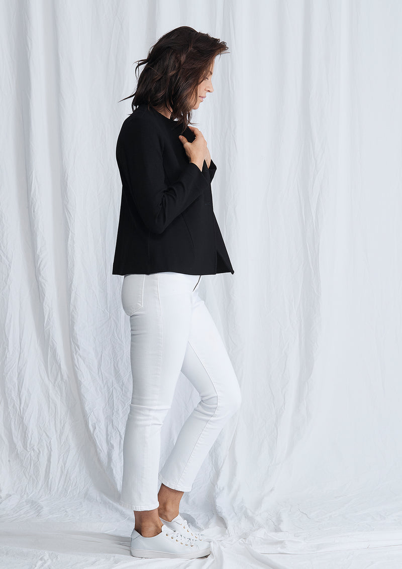 Mela Purdie Crepe Double Knit Louis Jacket