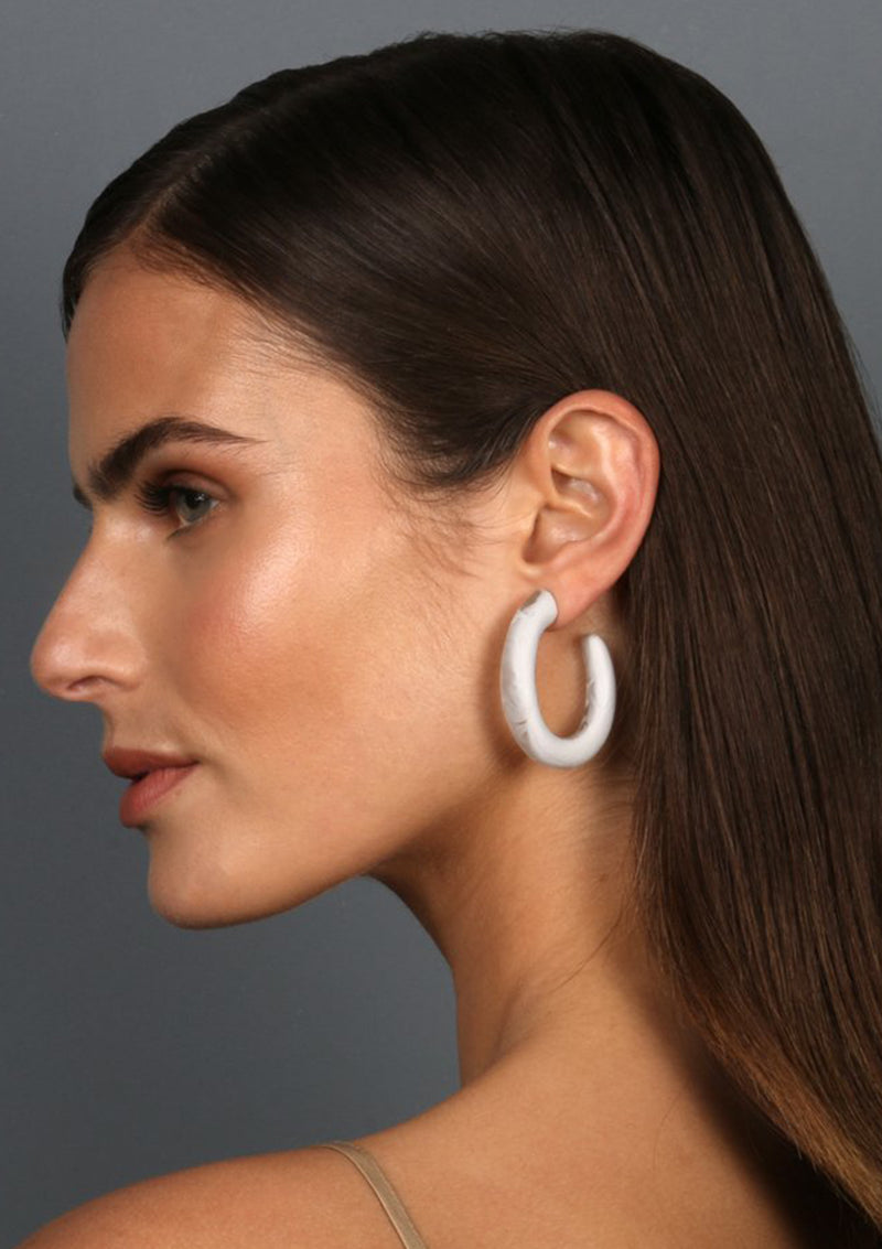 Dinosaur Designs Large Hoop Earrings – Khlassik