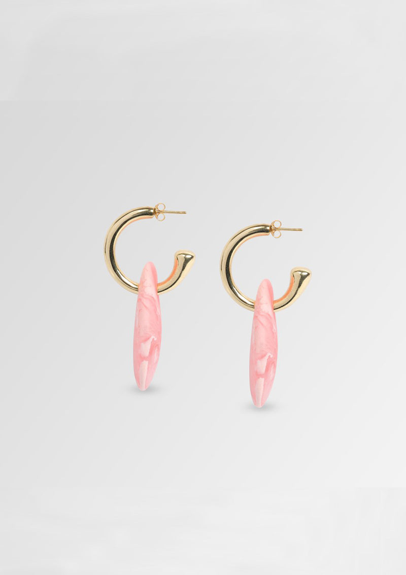 Dinosaur Designs Medium Rock Hoop Earring