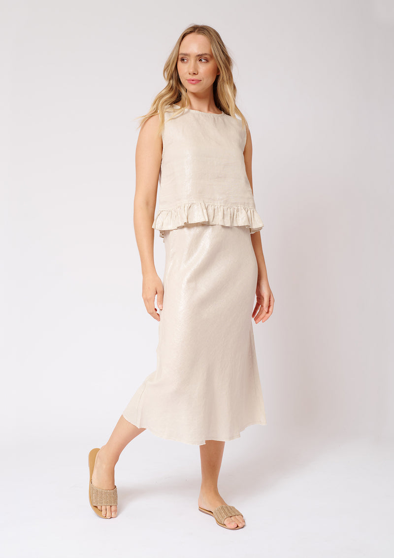 Alessandra Midi Bias Cut Skirt