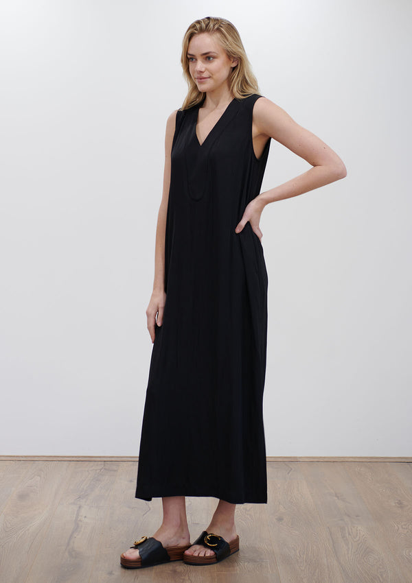 Mela Purdie Mache Scallop Maxi dress