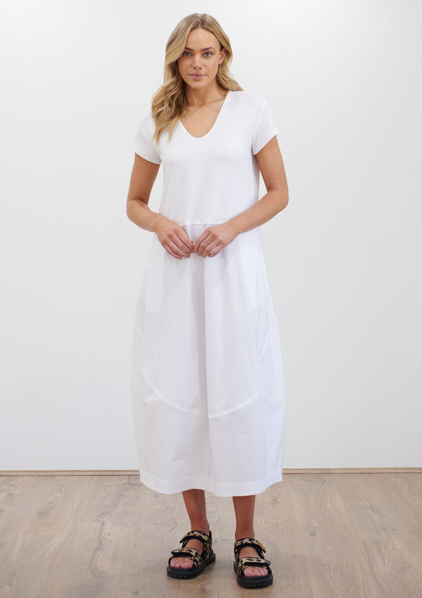 Mela Purdie Interlayer Cap Sleeve Gondola Dress