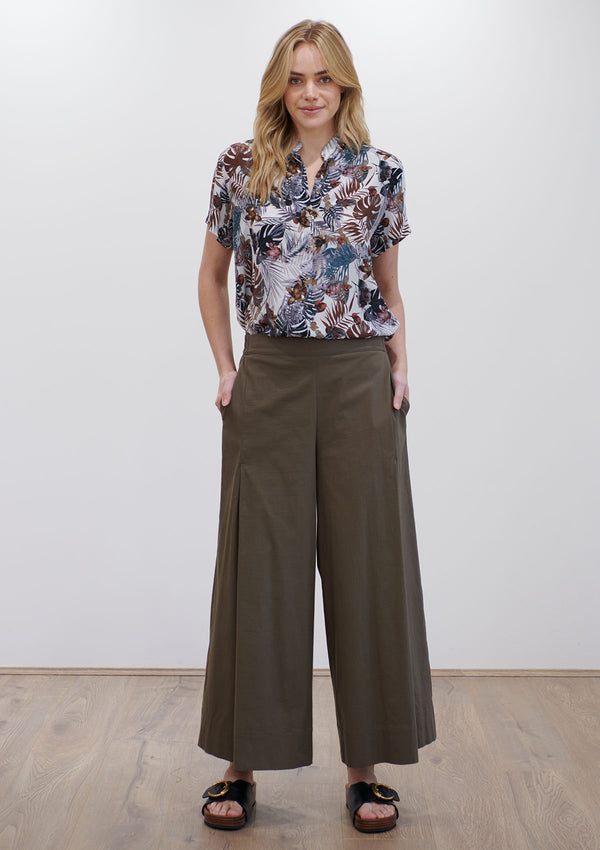 Mela Purdie Shadow Femery Silk Short Sleeve Shirt