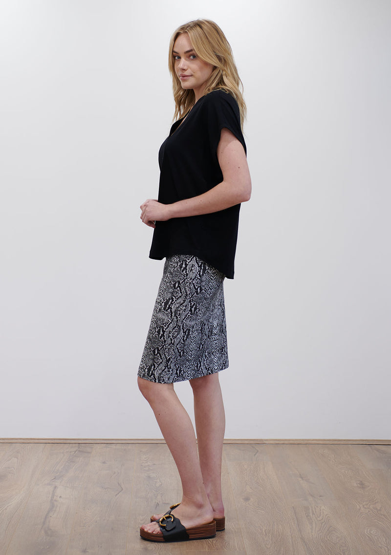 Mela Purdie Matte Jersey Scallop Slide