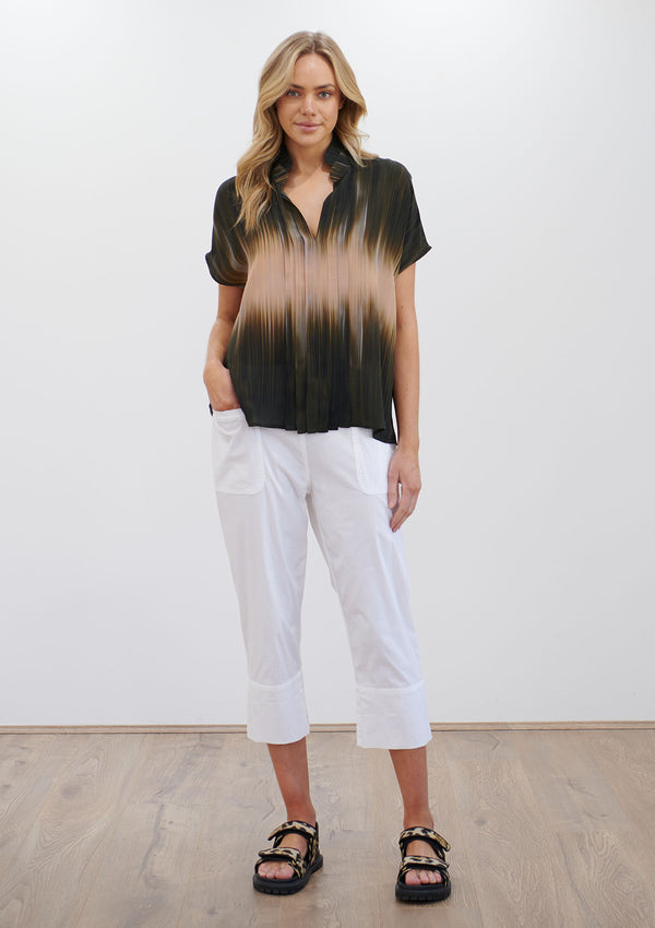 Mela Purdie Aniseed Print Silk Ribbon Shell