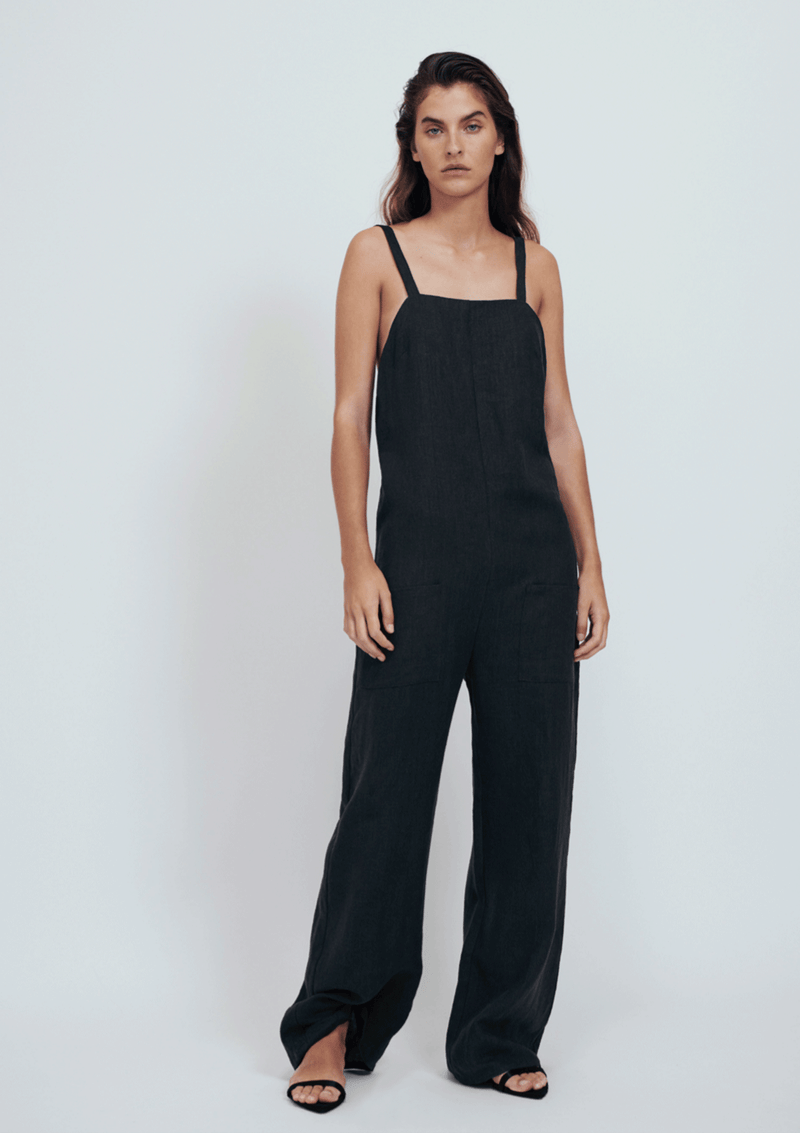 Matin linen best sale overalls