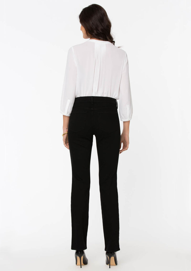 NYDJ Marilyn Straight Jeans Black – Khlassik - Main Image