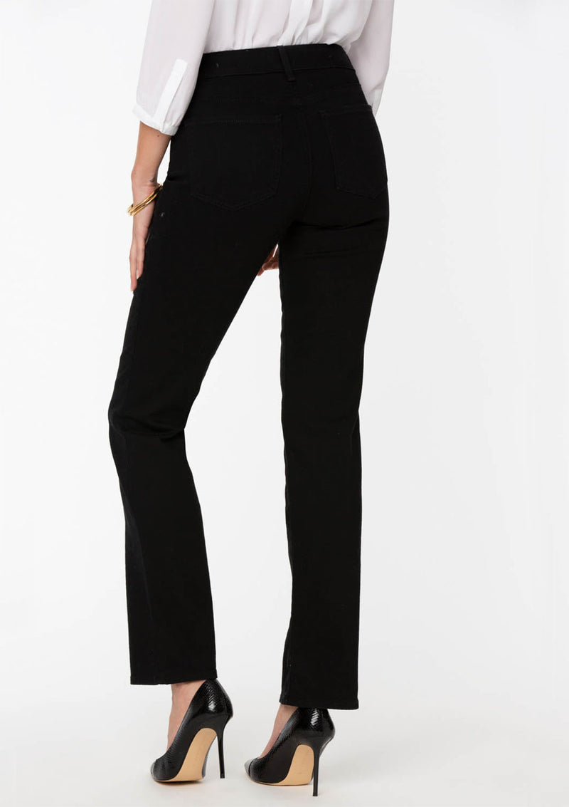Nydj marilyn straight leg black top