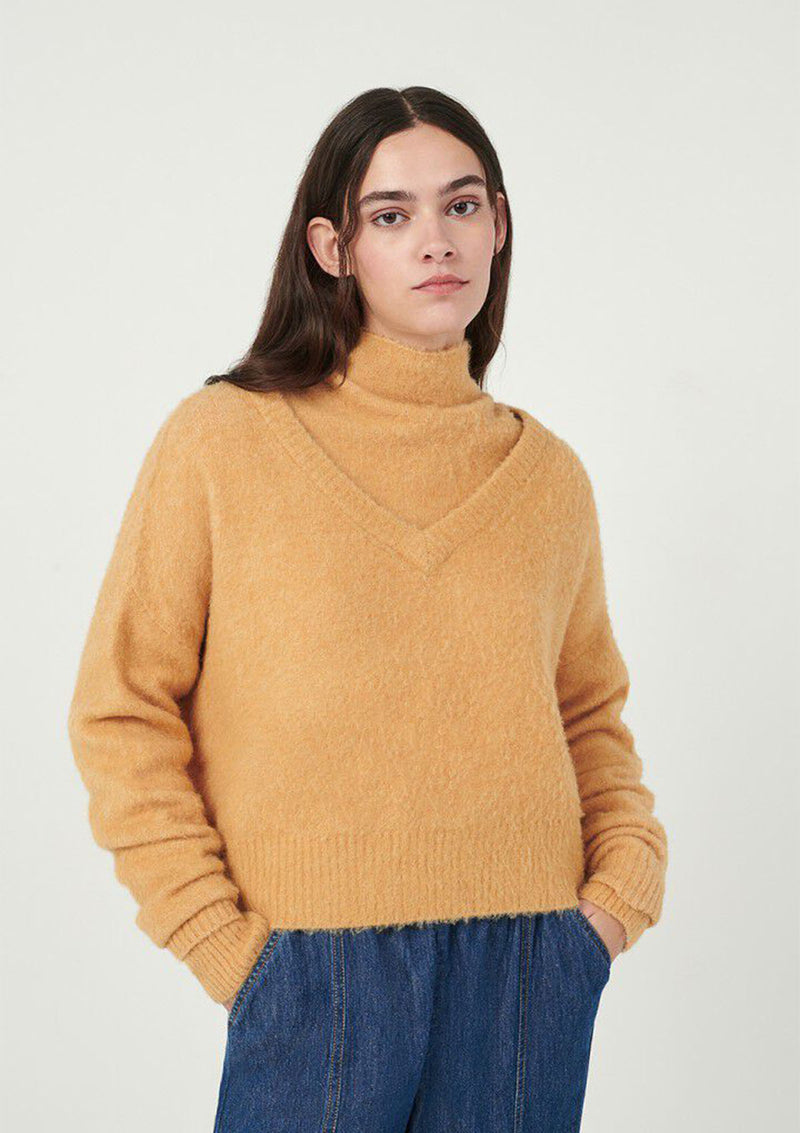 American Vintage Ozolittle Funnel Neck Jumper