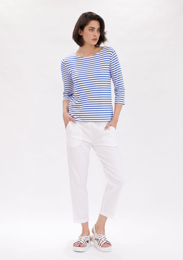 Mela Purdie Pacific Stripe Relaxed Boatneck