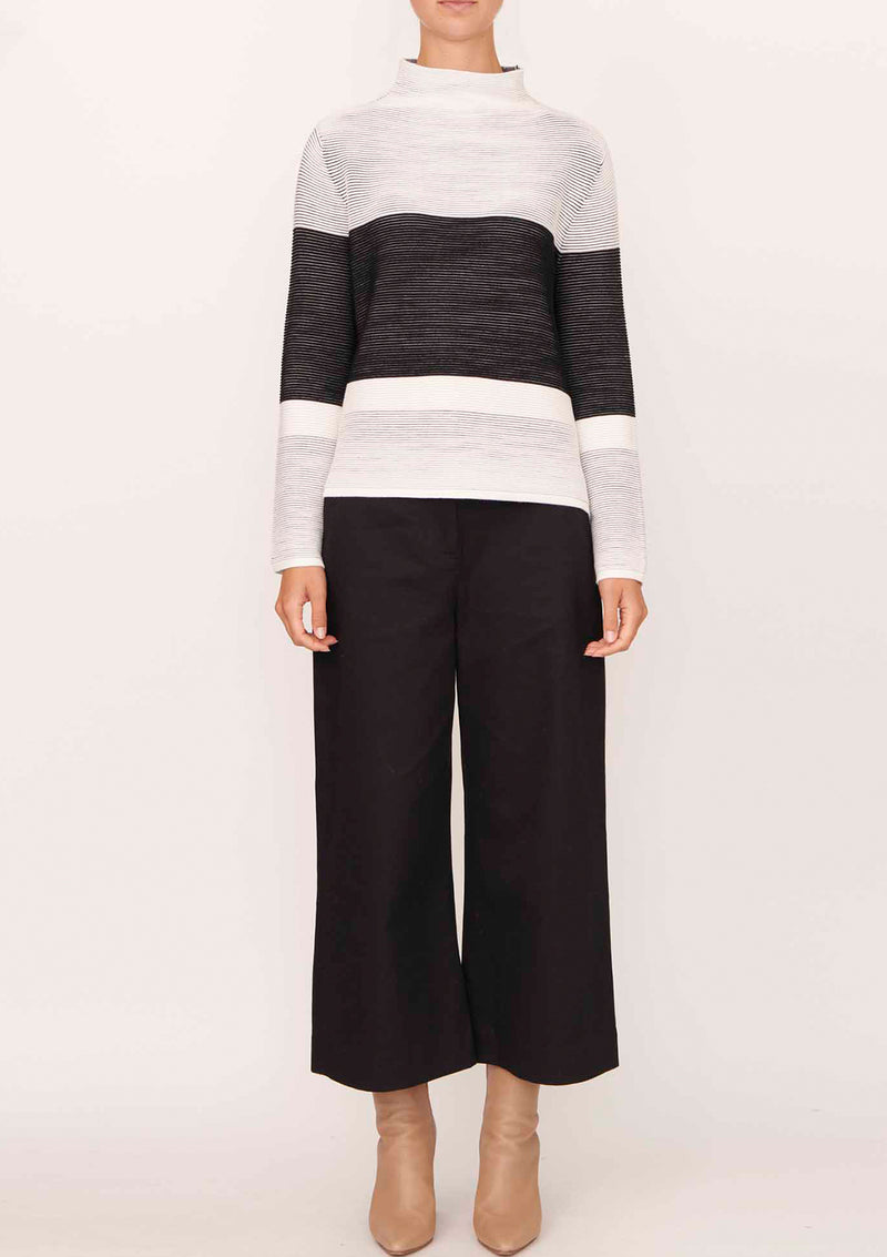 POL Linear Ribbed Knit
