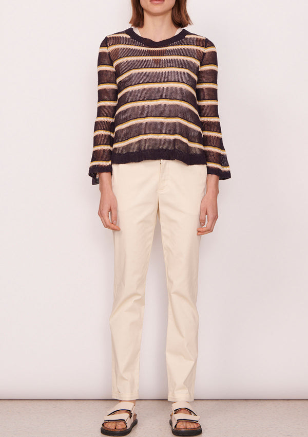 POL Clothing Willa Striped Knit