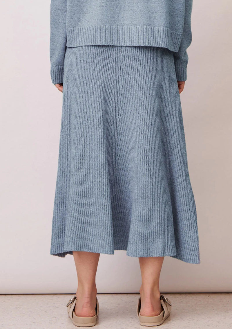 POL Clothing Nimbus Ribbed Skirt