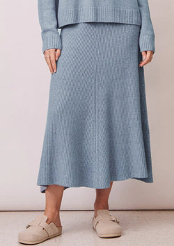 POL Clothing Nimbus Ribbed Skirt