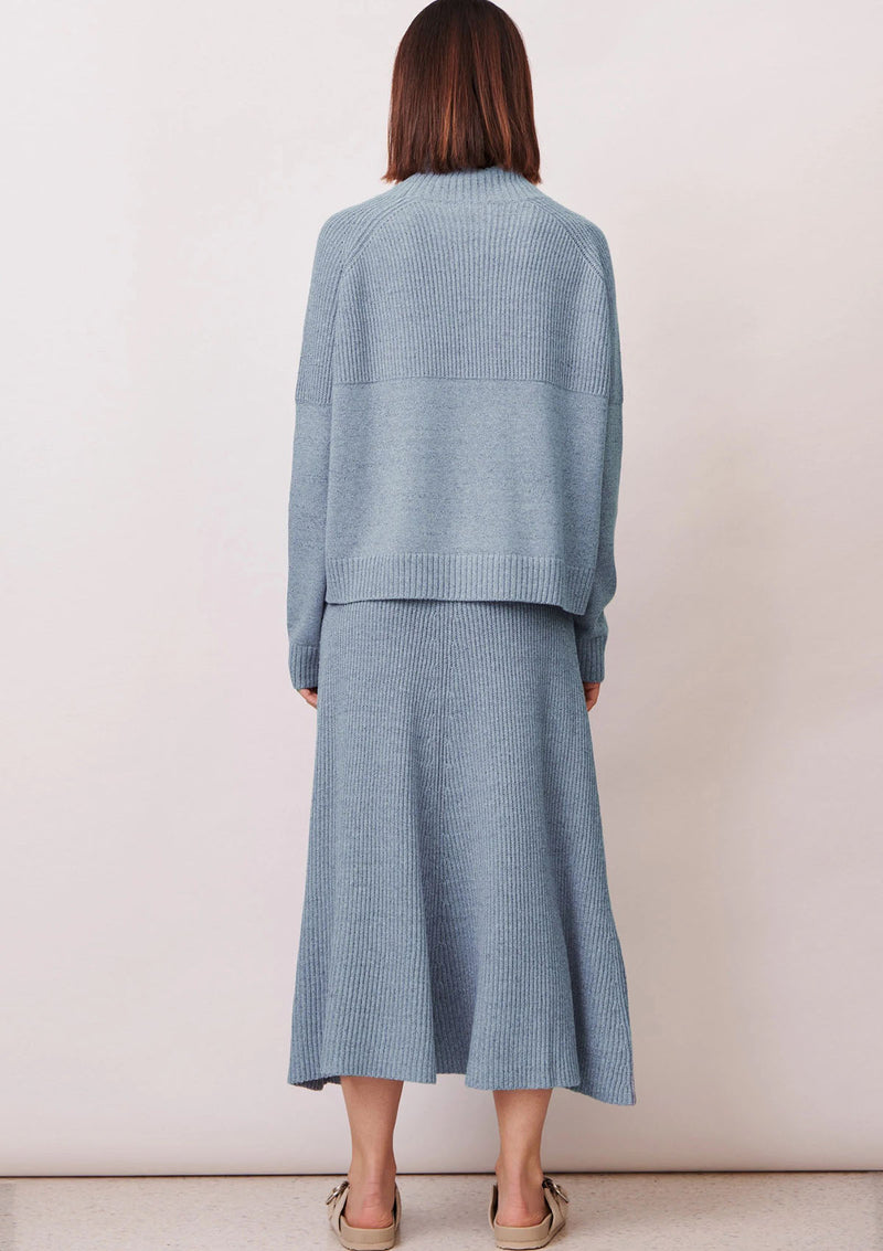 POL Clothing Nimbus Ribbed Skirt