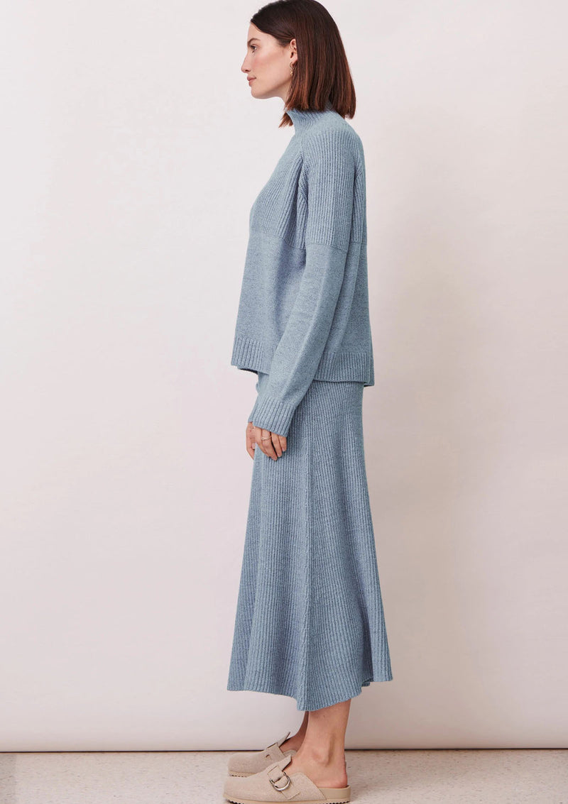 POL Clothing Nimbus Ribbed Skirt