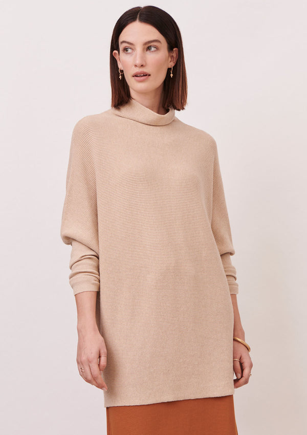 POL Clothing Beech Ribbed Knit