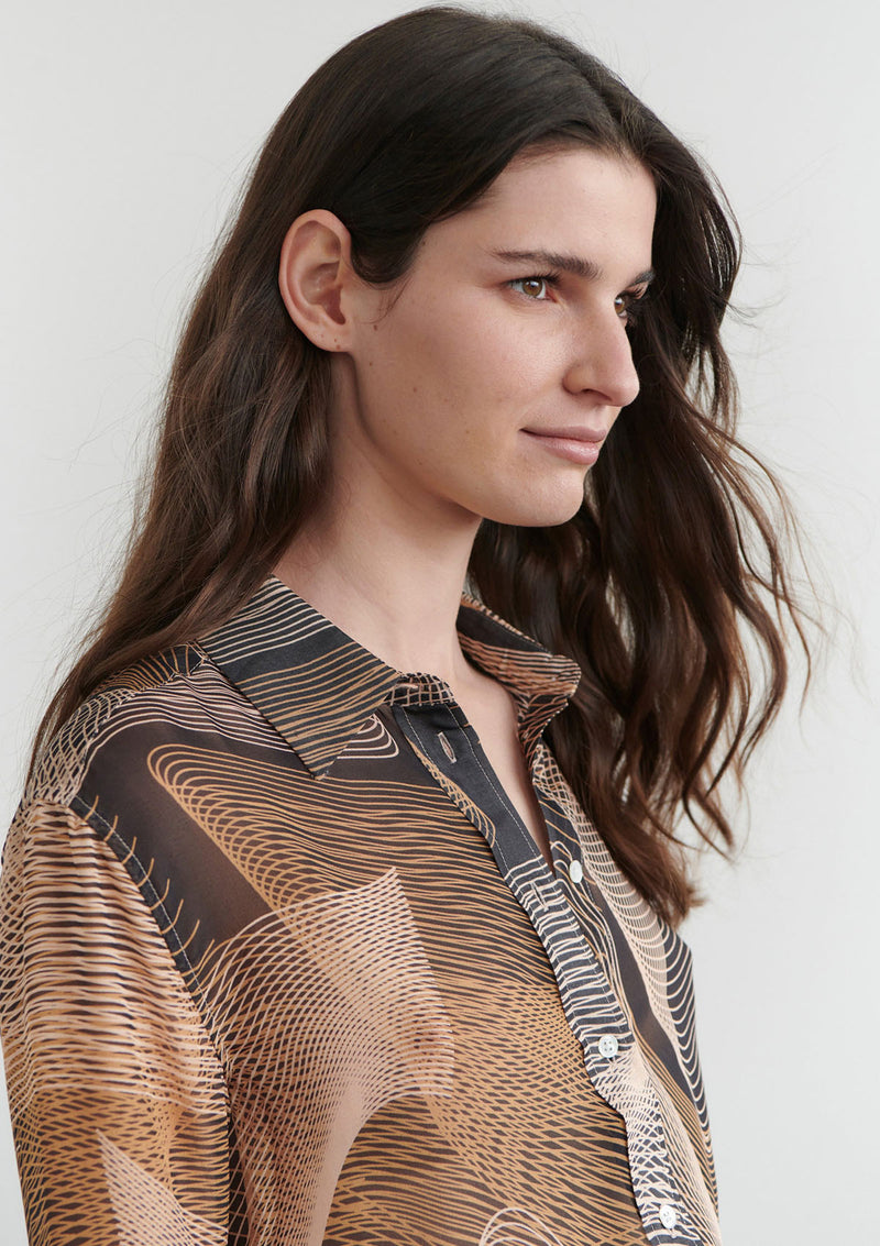 POL Clothing Spiral Shirt