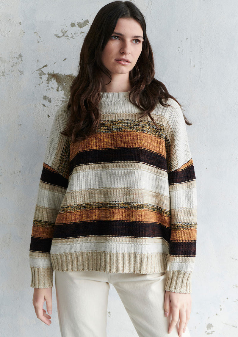 POL Clothing Tori Multi Stripe Knit