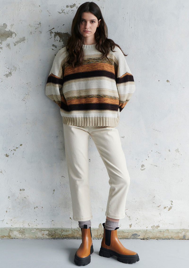 POL Clothing Tori Multi Stripe Knit