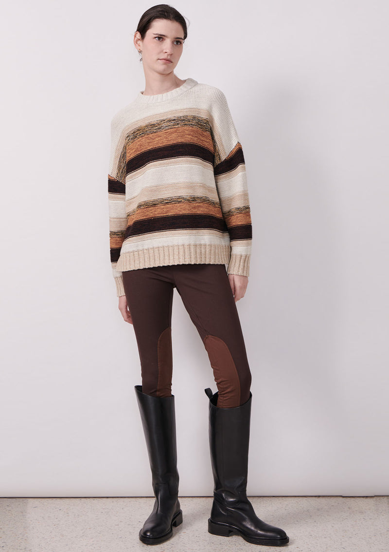 POL Clothing Tori Multi Stripe Knit